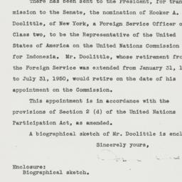 Letter: 1950 July 5