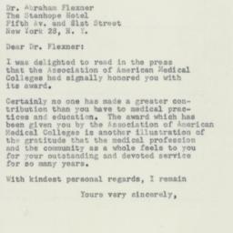 Letter: 1956 April 28