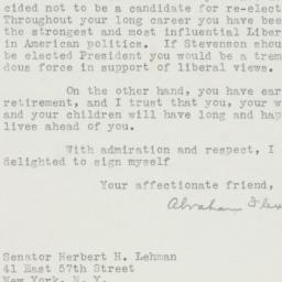Letter: 1956 August 27