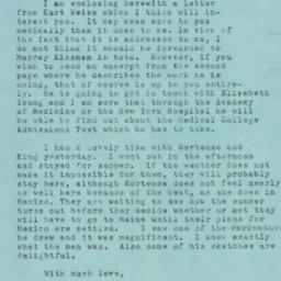 Letter: 1951 July 2