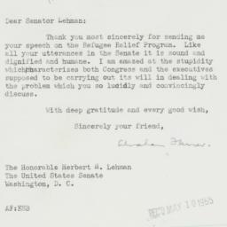 Letter: 1955 May 9