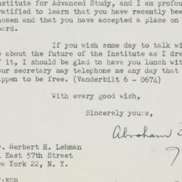 Letter: 1949 January 17