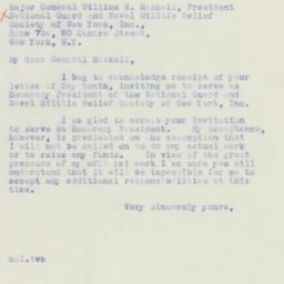 Letter: 1940 May 13