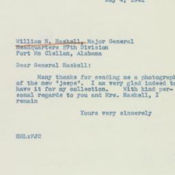 Letter: 1941 May 4
