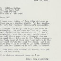 Press Release: 1960 June 29