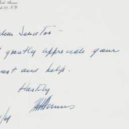 Letter: 1961 January 24