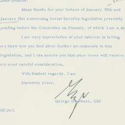 Letter: 1956 February 3