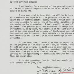 Letter: 1938 February 25