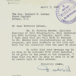 Letter: 1937 April 7