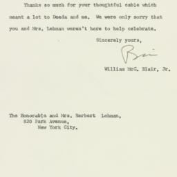 Letter: 1961 September 28