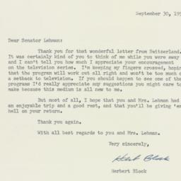 Letter: 1955 September 30