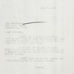 Letter: 1935 July 7