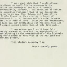 Letter: 1954 April 1