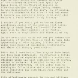 Letter: 1951 December 11