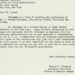 Letter: 1951 April 24