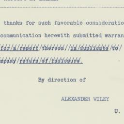 Administrative Record: 1955...
