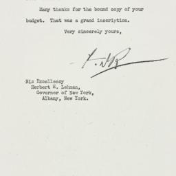 Letter: 1934 January 26