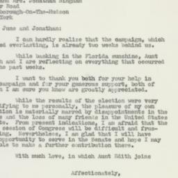 Letter: 1950 November 12