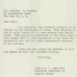 Letter: 1950 August 11