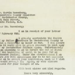 Letter: 1948 February 9