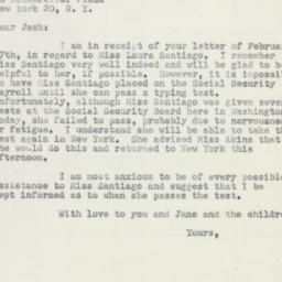 Letter: 1951 March 8