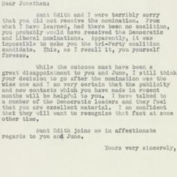 Letter: 1950 June 21