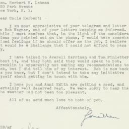 Letter: 1953 November 23