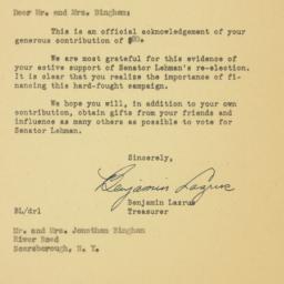 Letter: 1950 October 9