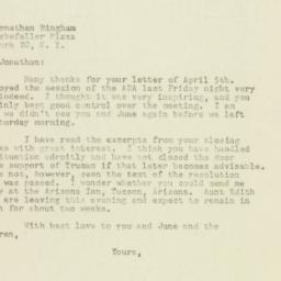 Letter: 1948 April 7