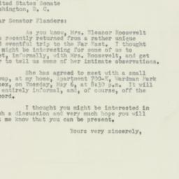 Letter: 1952 April 23