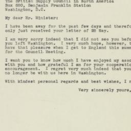 Letter: 1945 June 6