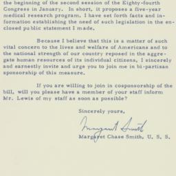 Letter: 1956 January 2