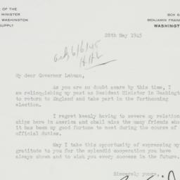 Letter: 1945 May 28