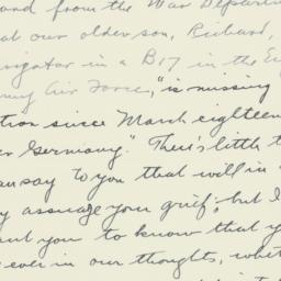 Letter: 1944 April 16