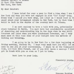 Letter: 1960 January 26