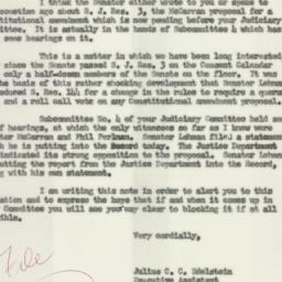 Letter: 1954 April 23