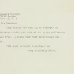 Letter: 1948 June 19