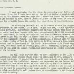 Ephemera: 1947 November 7