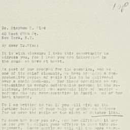 Letter: 1928 September 21