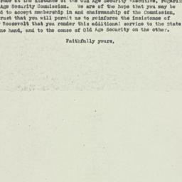 Letter: 1929 April 29