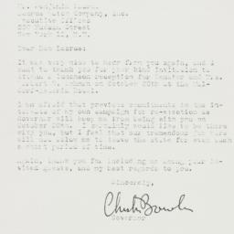 Letter: 1950 October 24