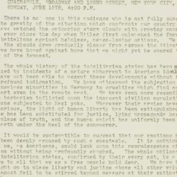 Press Release: 1941 June 16