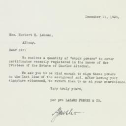 Letter: 1938 December 11