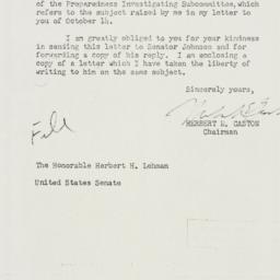 Letter: 1952 November 24