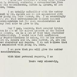 Letter: 1951 July 6