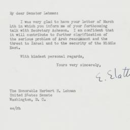 Letter: 1950 March 6