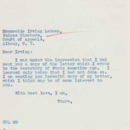 Letter: 1935 October 24