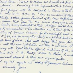 Letter: 1961 October 19
