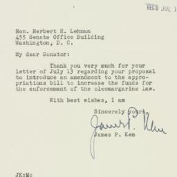 Letter: 1950 July 14