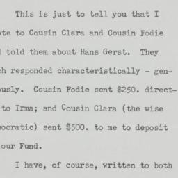 Letter: 1953 January 19